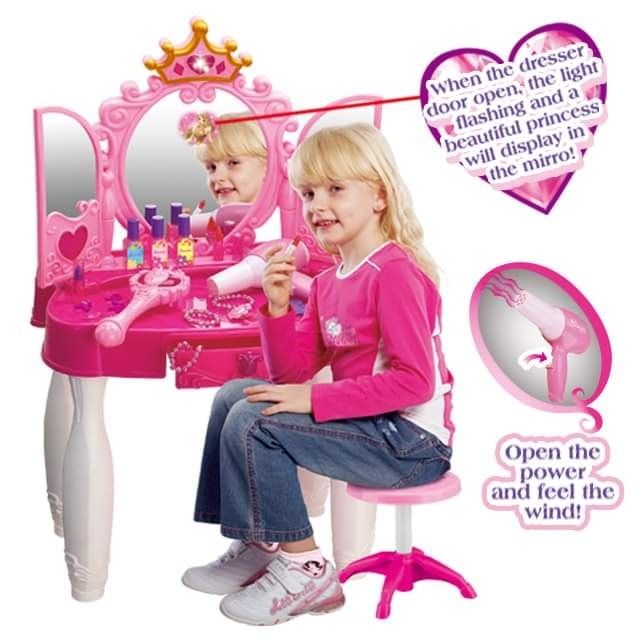 Princess Glamour Beauty Makeup Pretend Role Play Set Toy For Kids