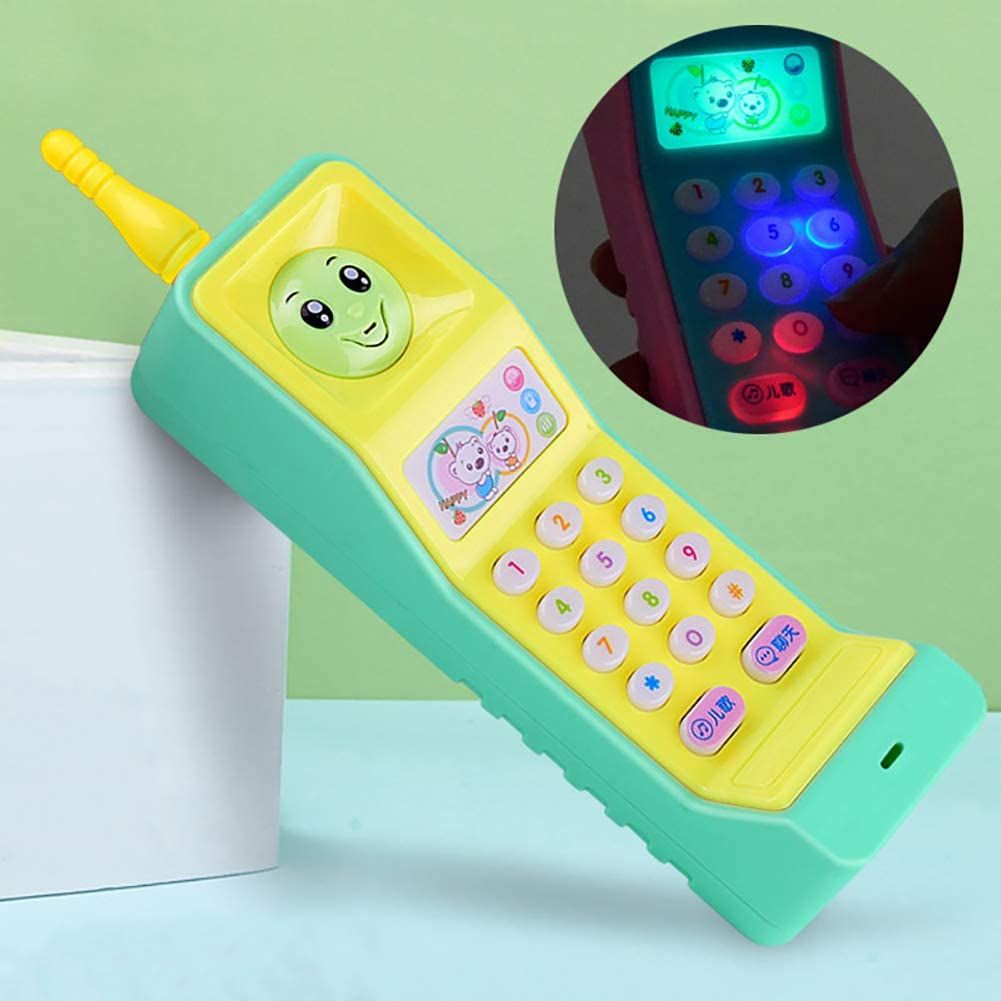 Cartoon Music Colorful Light Mobile Phone Toy