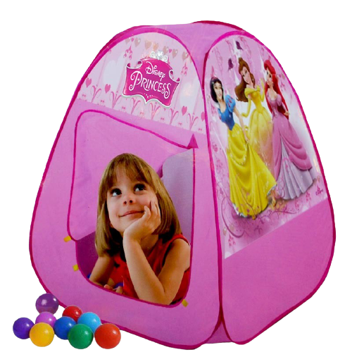 Barbie Print Tent Play House with 50 Colorful Balls