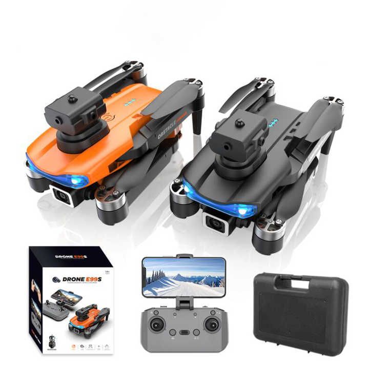E99S RC Drone 5G WiFi FPV HD Dual Camera Laser Obstacle Avoidance Brushless Motor