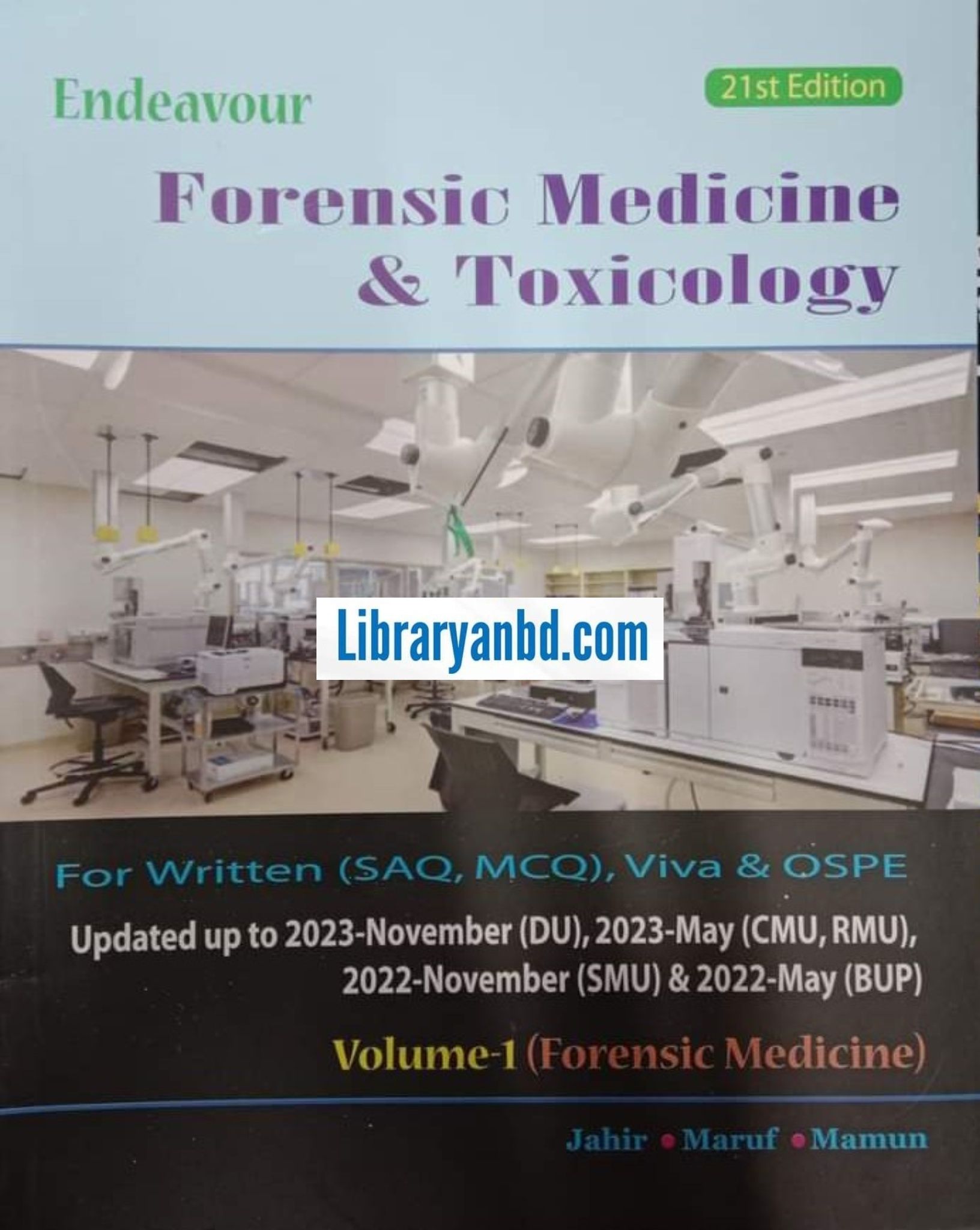 Endeavour  Forensic Medicine & Toxicology 21st Edition Volume 1&2