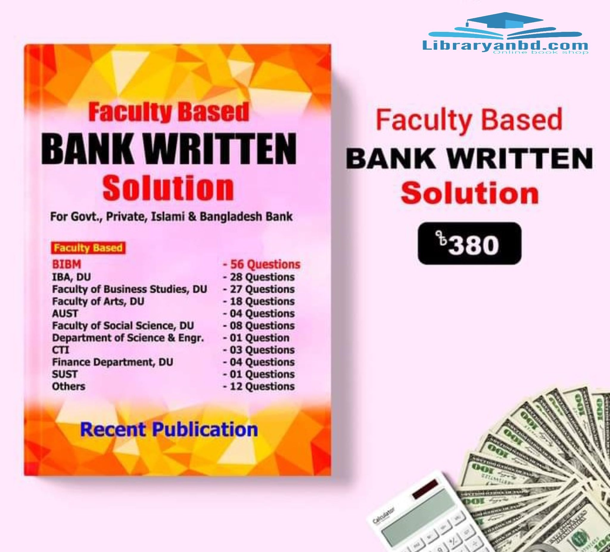 Faculty Based BANK WRITTEN  Solution