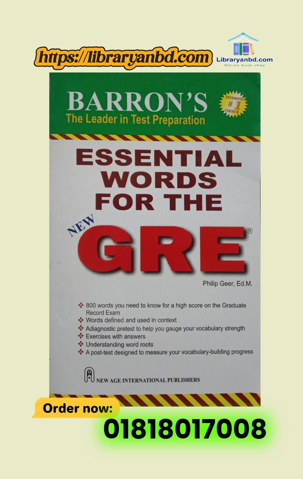 Barron's Essential words for the GRE