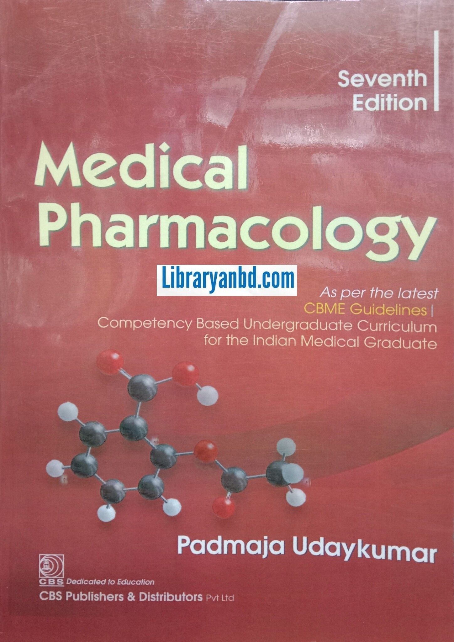 Medical Pharmacology 7th/E  Padmaja Udaykumar
