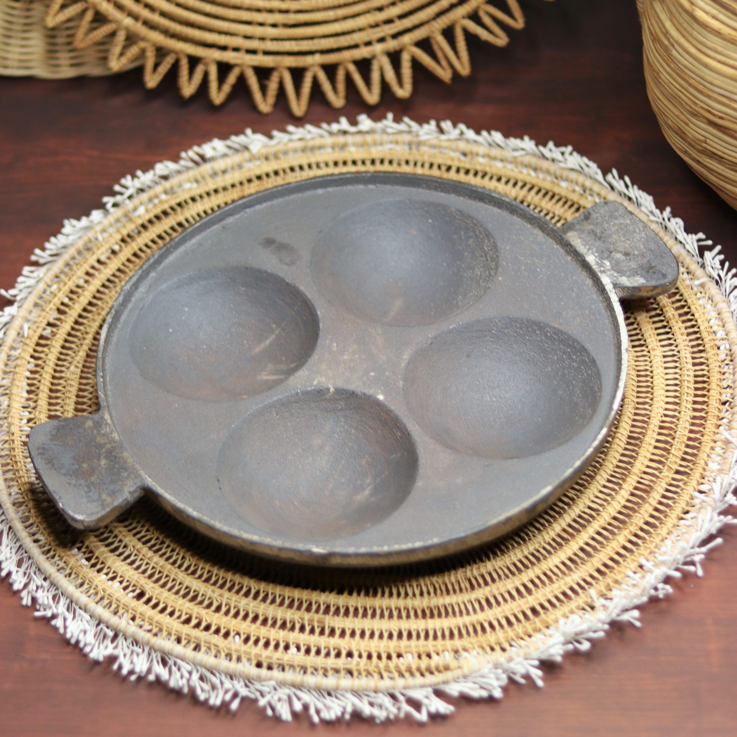 চিতই পিঠার তাওয়া ৪ খোপ