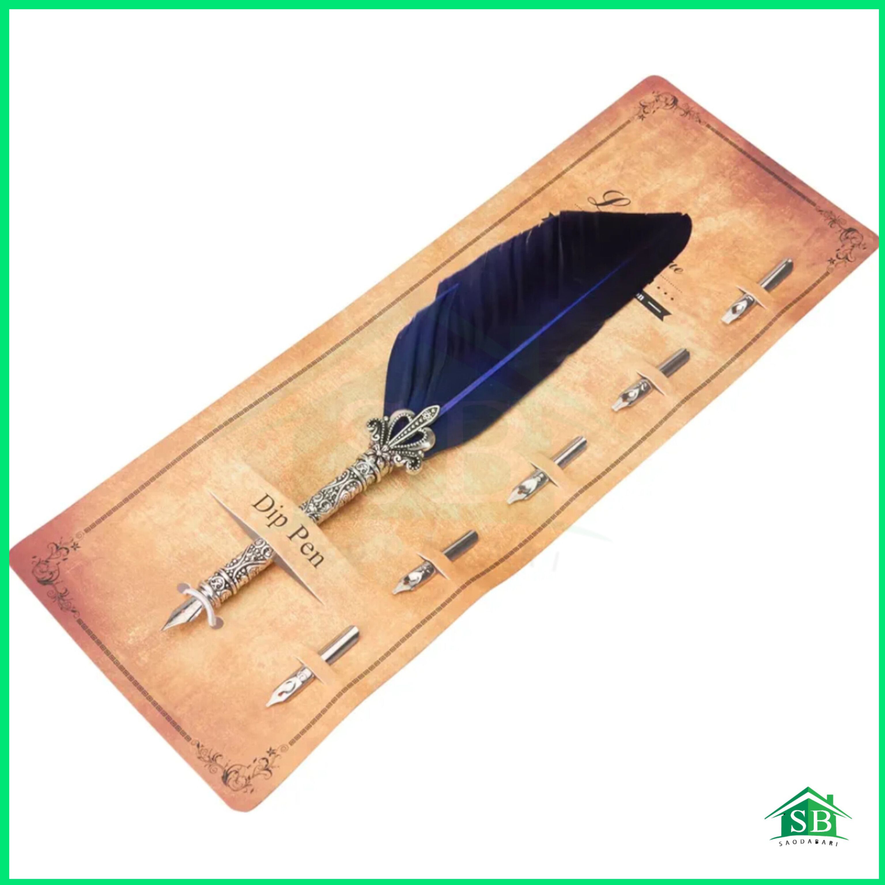 Vintage Feather Quill Dip Fountain Pen