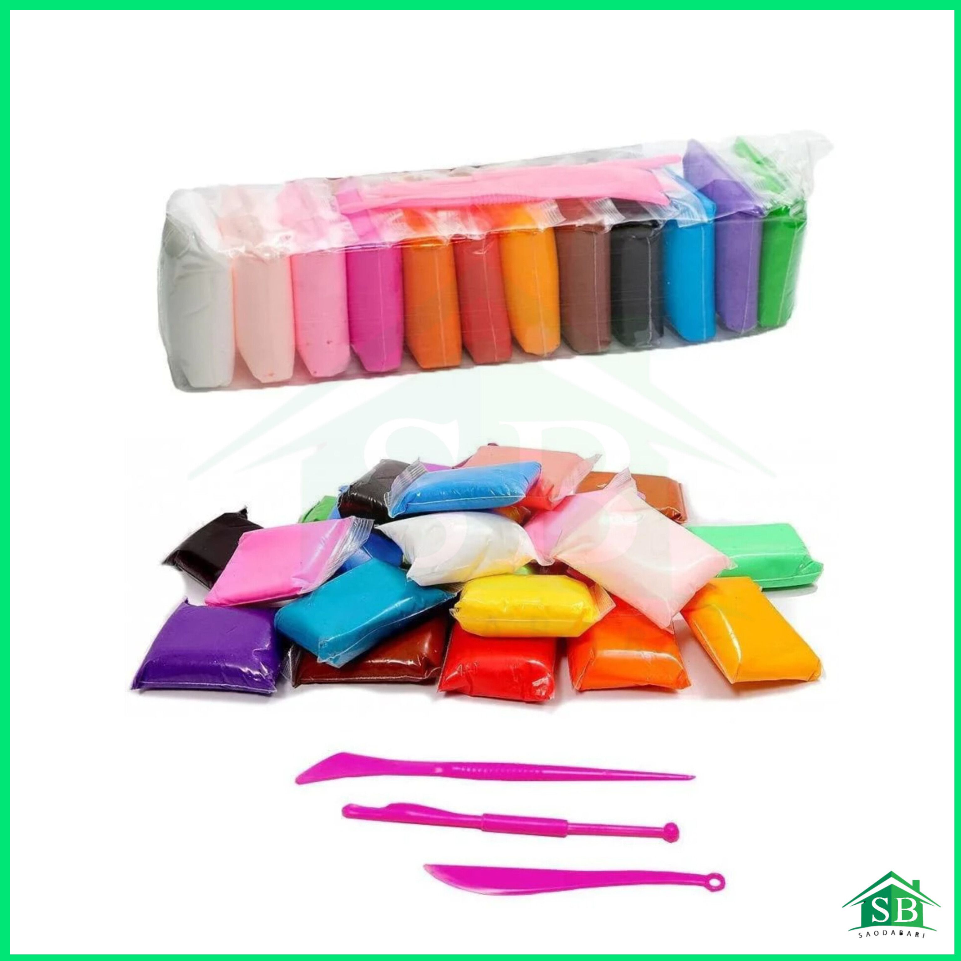 12 Colors Soft Super Light Foam Clay Modeling Air Dry Clay For DIY Handmade Toys