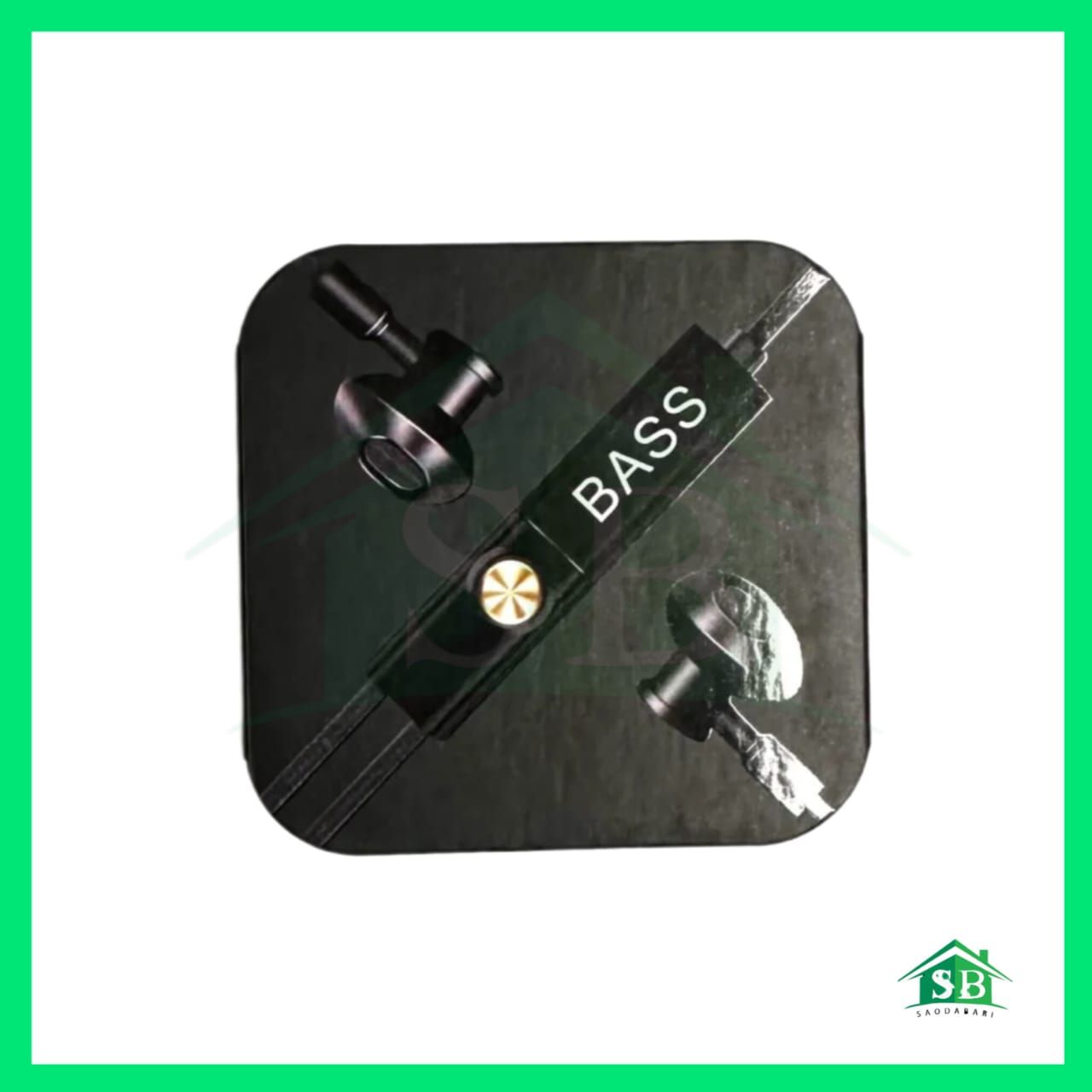 Stereo Bass Earphone Black colour