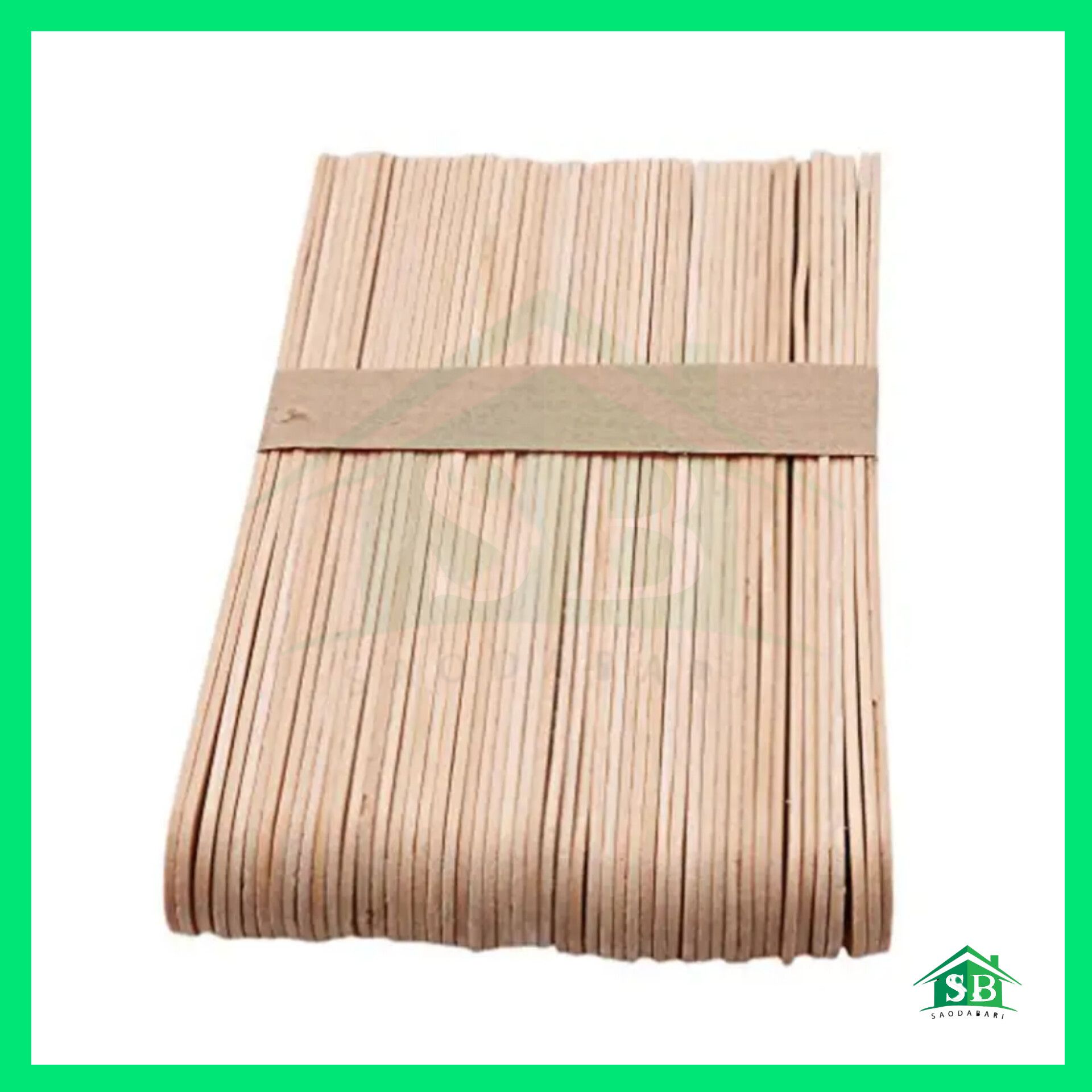 Natural Wooden Jumbo pop-sticks