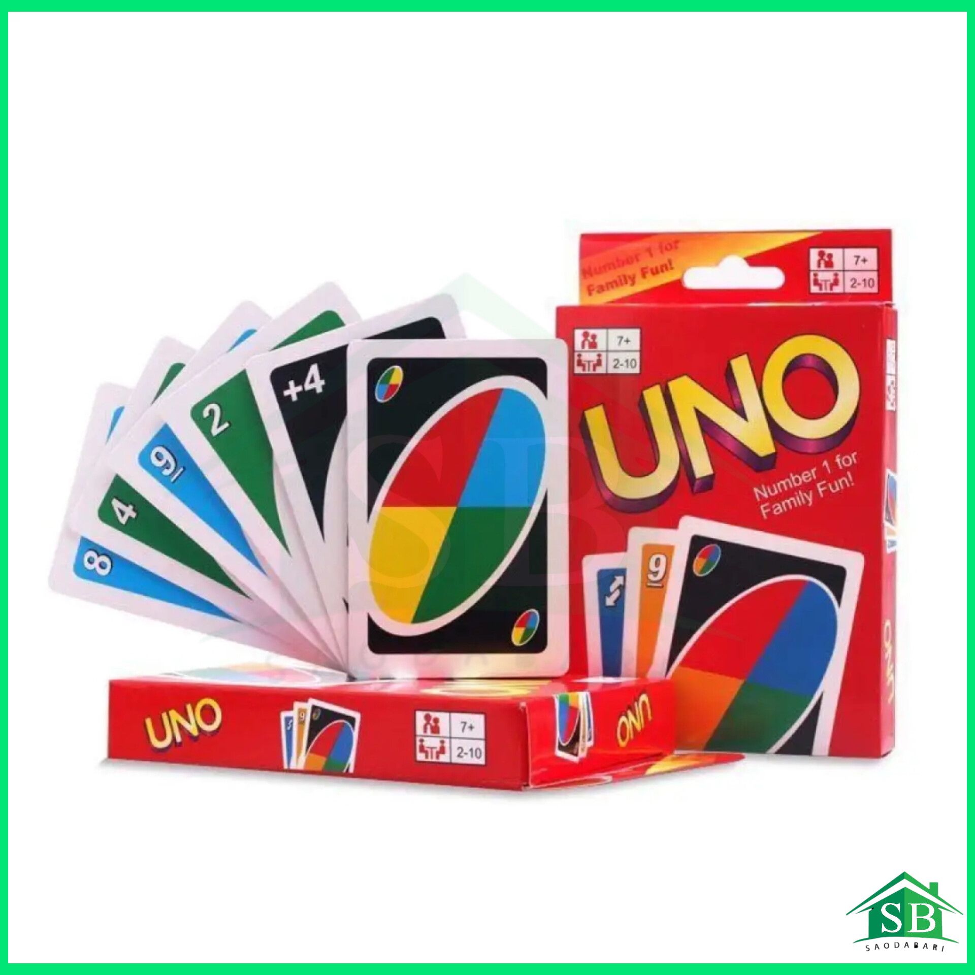 Uno Classic Card Game 108pcs Multicolor Family Game