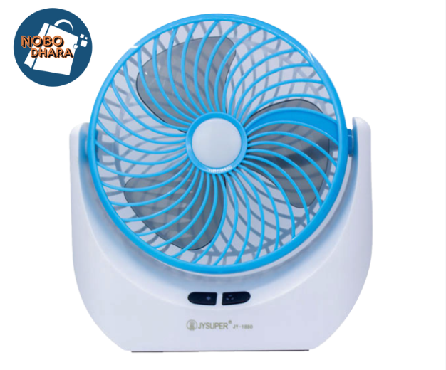JY Super Rechargeable Fan with LED light