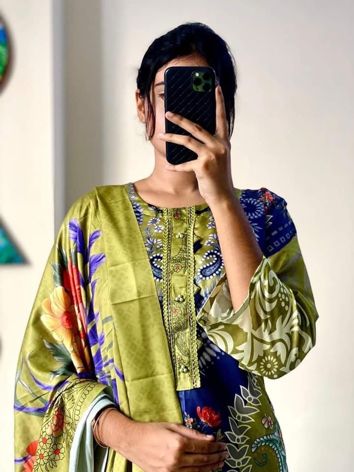 Digital Print Three Piece