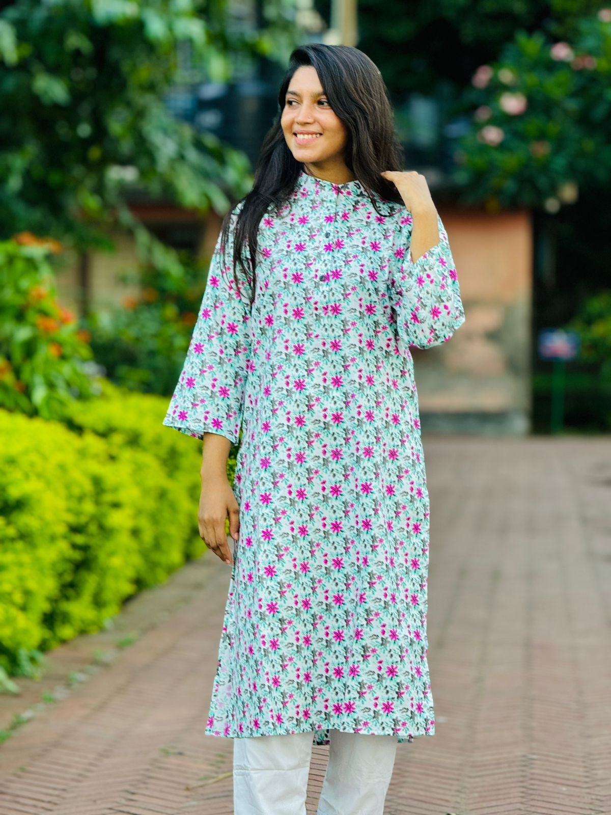 Cotton and Butterfly Two Piece