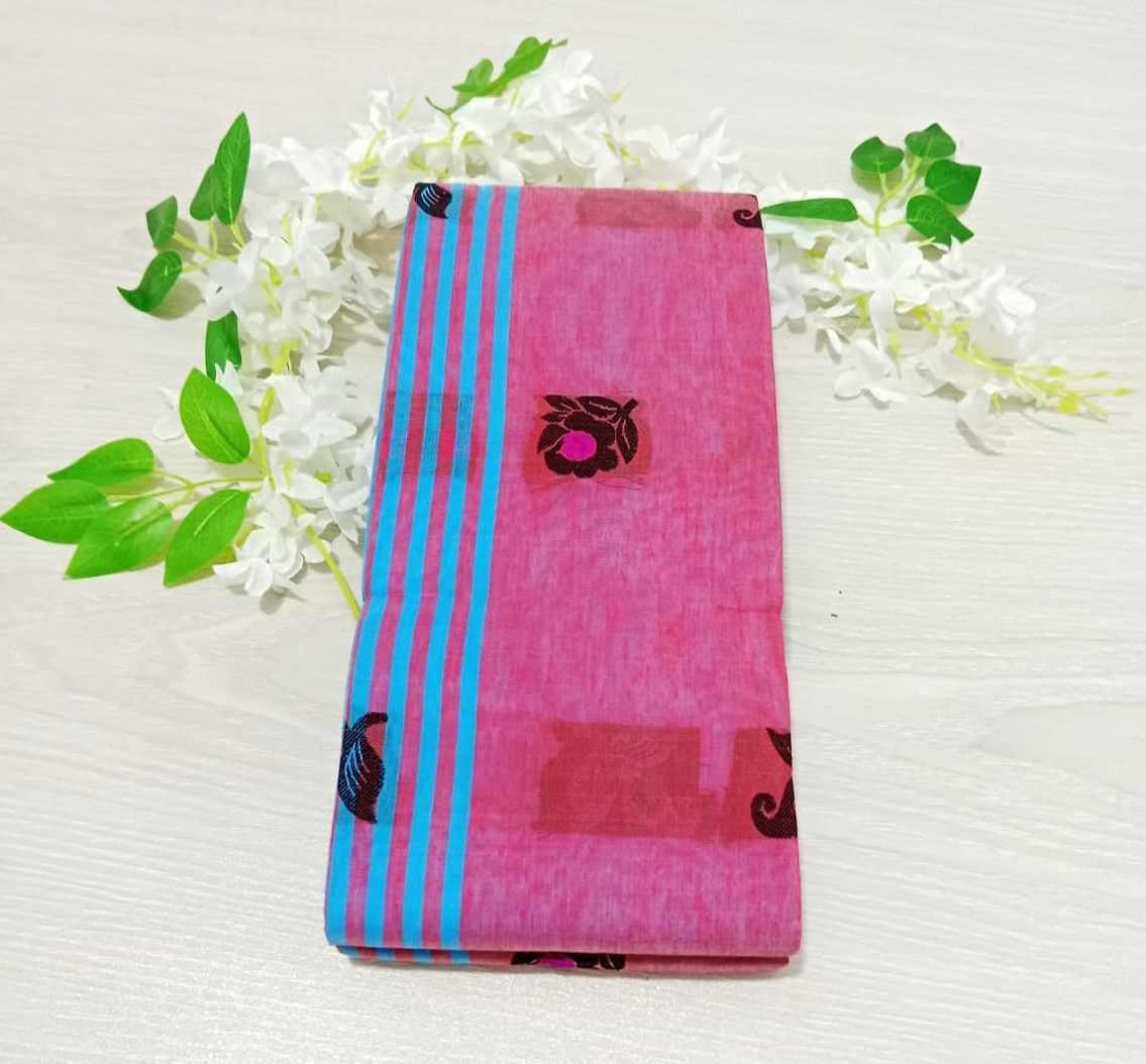 প্রিমিয়াম হাইব্রিড সুতি শাড়ি (রিয়েল ছবি)