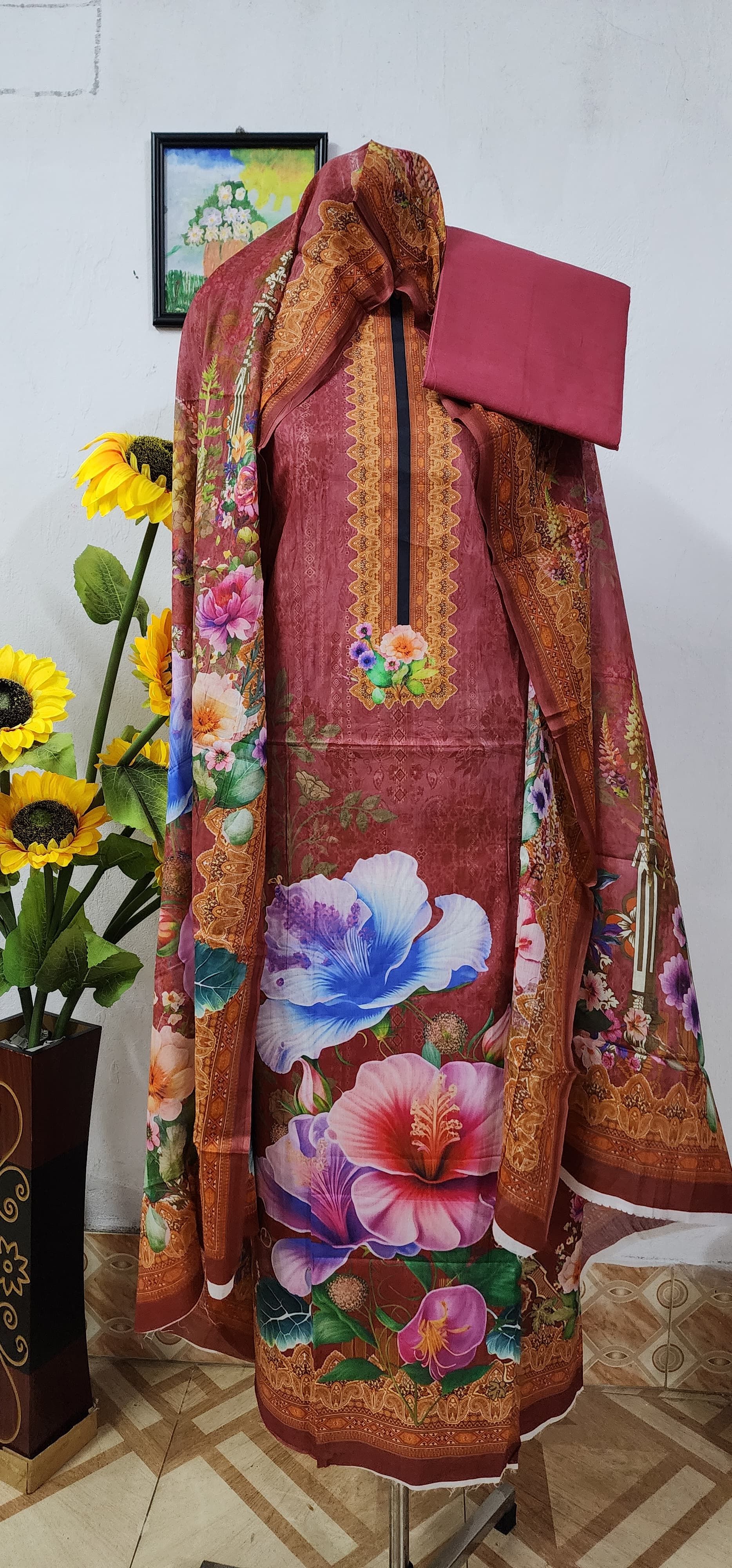 Premium Quality Lawn Three Piece