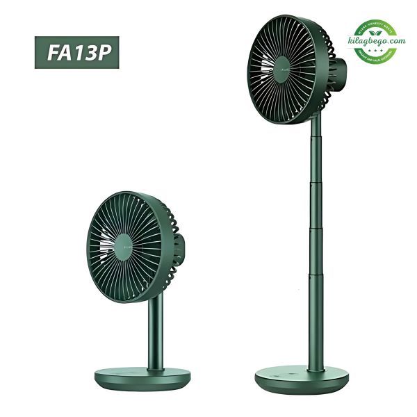 JISULIFE FA13P Rechargeable Desk Fan 8000mAh- Green Color