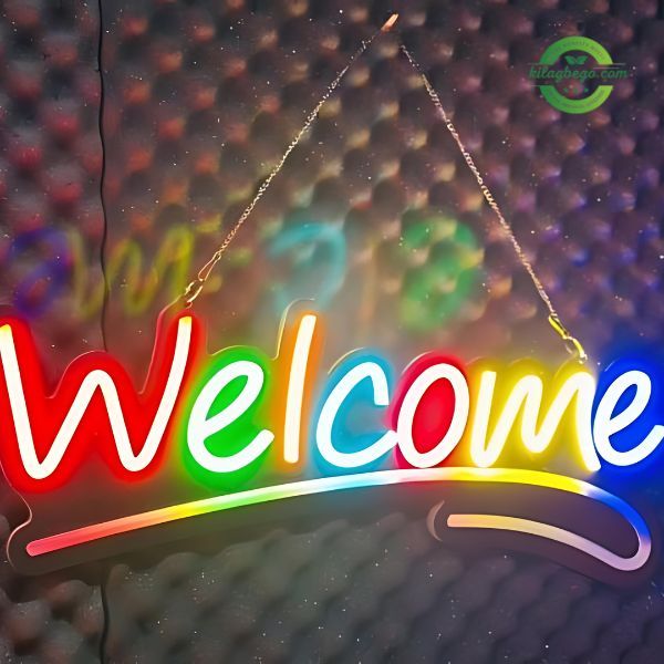 GearUP WELCOME10 Neon Sign For Greetings at Shop, Restaurant , Pharmacy, Cafe