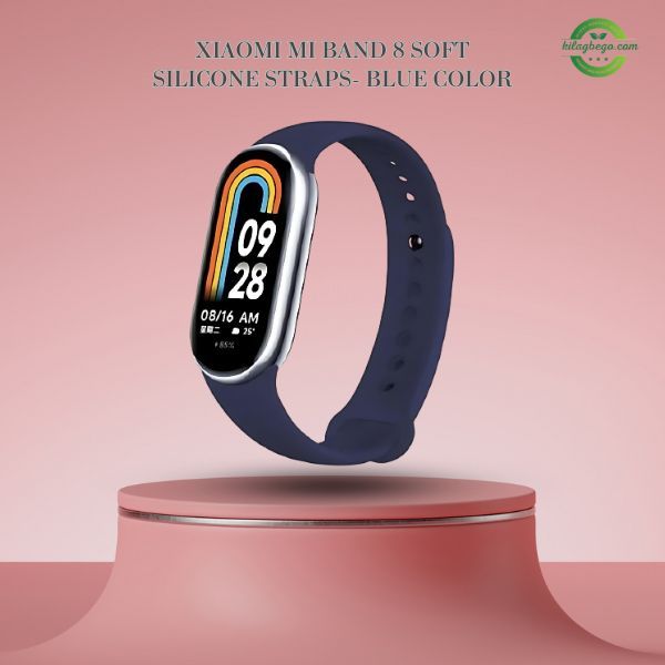 Xiaomi Mi Band 8 Soft Silicone Straps- Blue Color