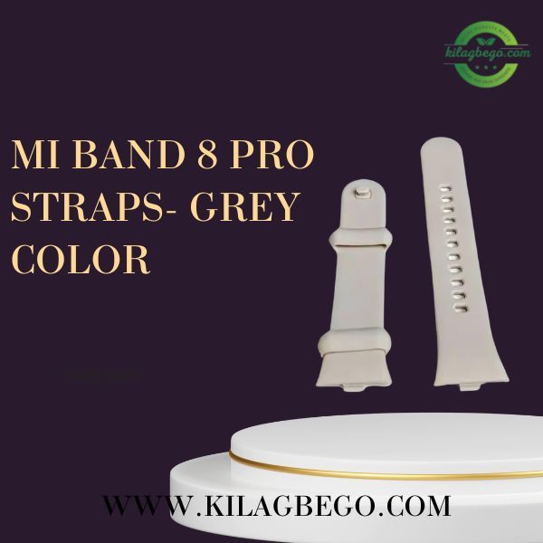 Mi Band 8 Pro Straps- Grey