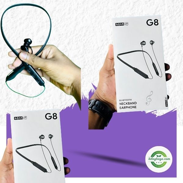 G8 Sports Neckband With Magnetic Headsets