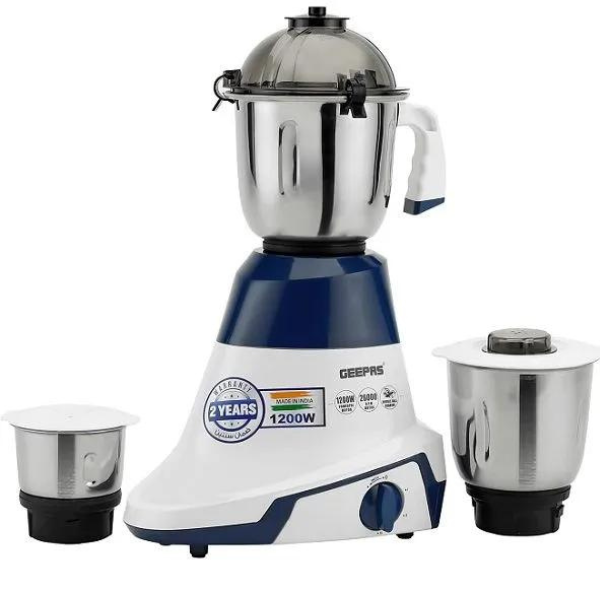 Geepas GSB44088 3 In 1 Mixer Grinder 1200W
