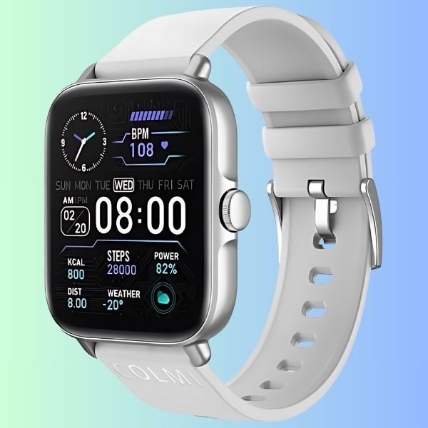 COLMI P28 Plus Calling Smart Watch – Silver Color