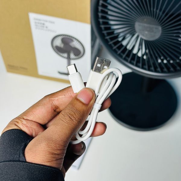 Xiaomi AISOLOVE F5 4000mAh Rechargeable Desk Fan – White Color