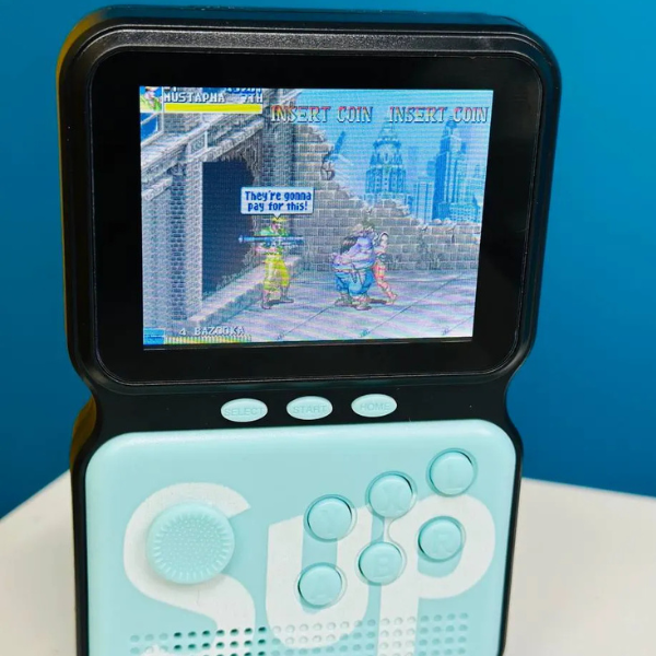 Sup M3 Video Games Consoles Retro Classic 900 Games In 1 Handheld Gaming Players Sup Console Game Box- Green Color