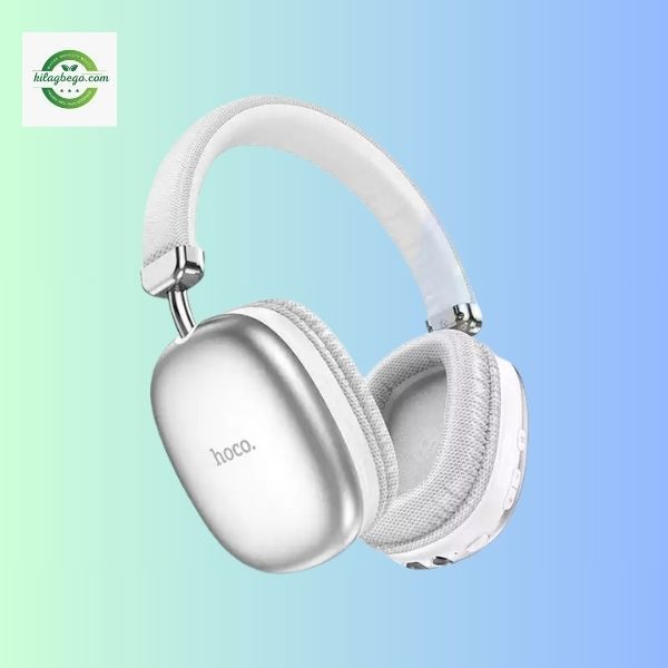 Hoco W35 Wireless Headphone- Silver Color