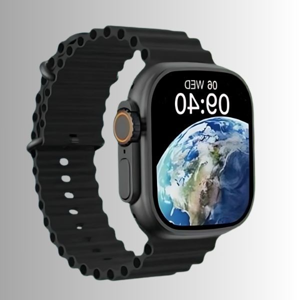WiWu SW01 Ultra Bluetooth Calling Smart Watch- Black (IP68, Sports Modes, 2.1″ HD IPS)