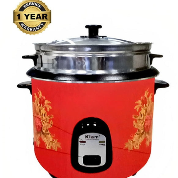 Kiam SFB-5704 2.8 liter Stainless Steel + Non-Stick Double Pot Rice Cooker