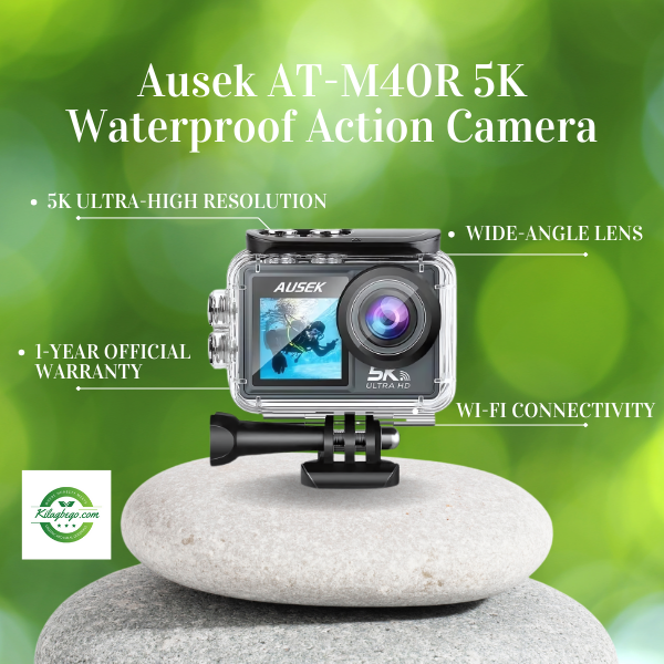 Ausek AT-M40R 5K Waterproof Action Camera