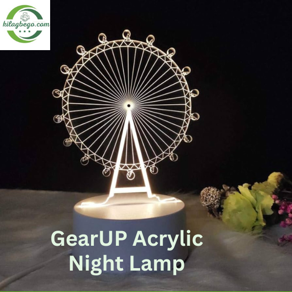 GearUP Acrylic Multicolor Night Lamp (Ferris Wheel)