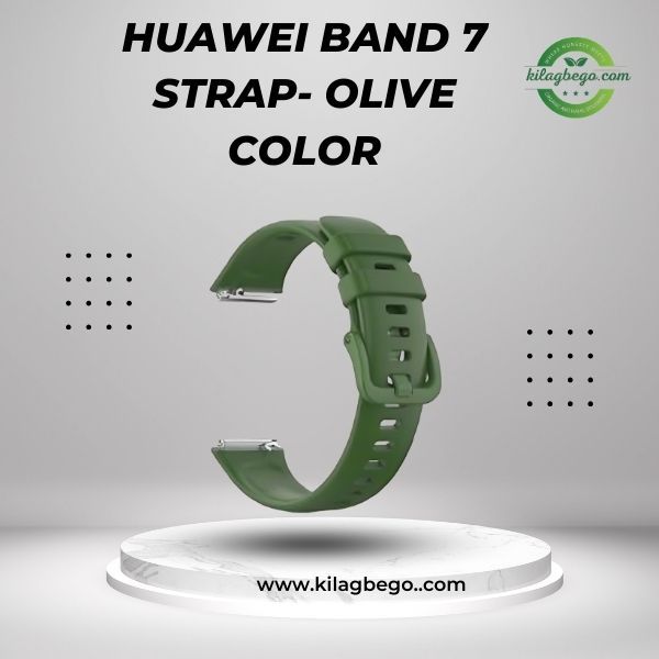 Huawei Band 7 Strap- Olive Color