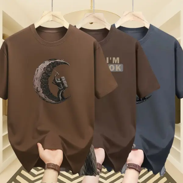 Mens Premium Export Quality DropShoulder T-shirt 3 Pcs Combo (Chocolate-Coffee-Ash)