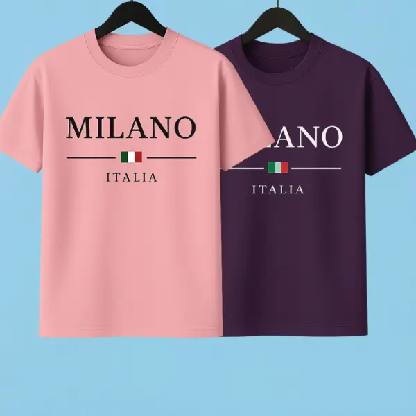 Mens Premium Export Quality DropShoulder 2pcs Combo (Coral-Purple)