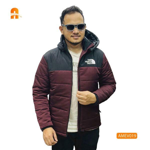 Exported Insulated Zipper Hoodie Jackets for Men’s AMEJ019