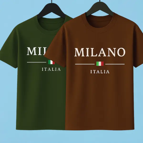 Mens Premium Export Quality DropShoulder 2pcs Combo (Coffee-Green)