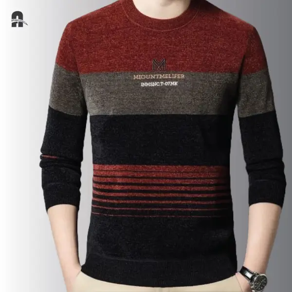 Super Premium Winter Sweater (M Logo Maroon)