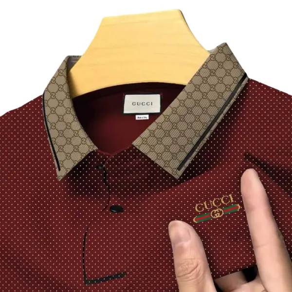 Premium Polo Shirt For Men (Maroon-Gucci)