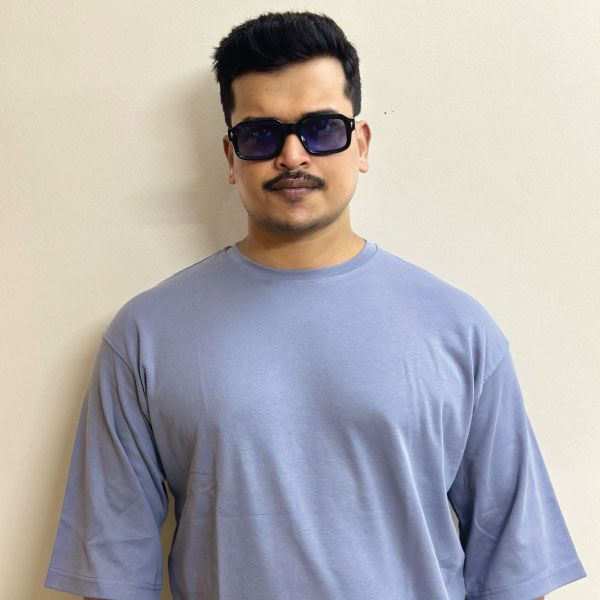 Premium Drop Shoulder Pale Blue T-Shirt