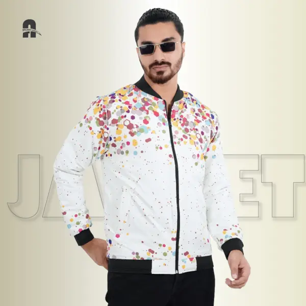 Street Vibe Graphic Padding Jacket for Men