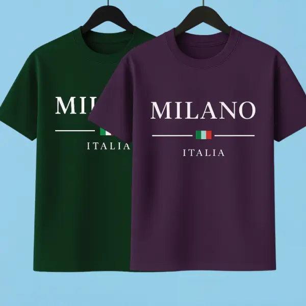 Mens Premium Export Quality DropShoulder 2pcs Combo (Purple-Green)