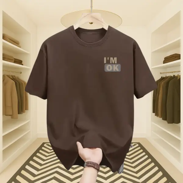 Mens Premium Export Quality DropShoulder T-shirt (Coffee)