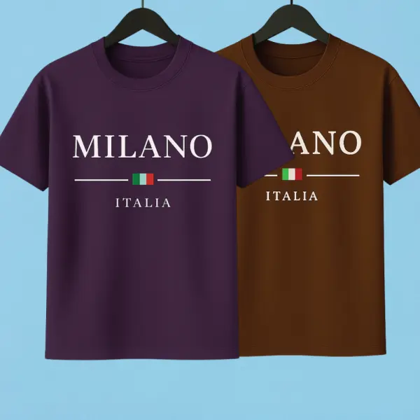 Mens Premium Export Quality DropShoulder 2pcs Combo (Coffee-Purple)