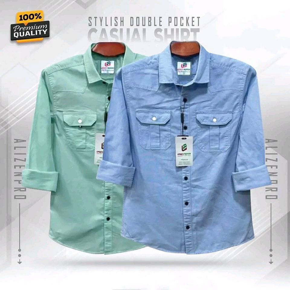 Double Pocket Shirt 2Pics Combo