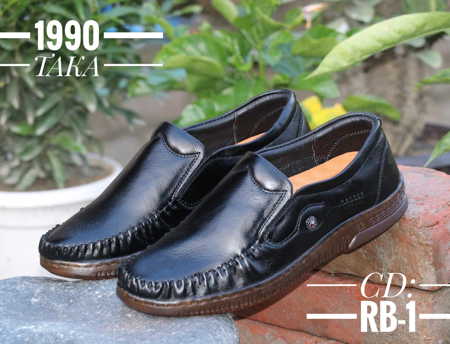 Genuine leather Creepe Sole Royal Cobra Black shoes