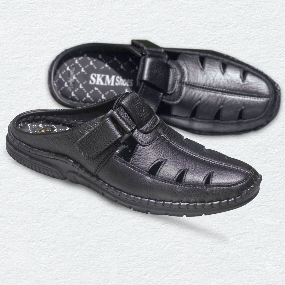 Genuine Leather Half Sacchi Sandal for Men