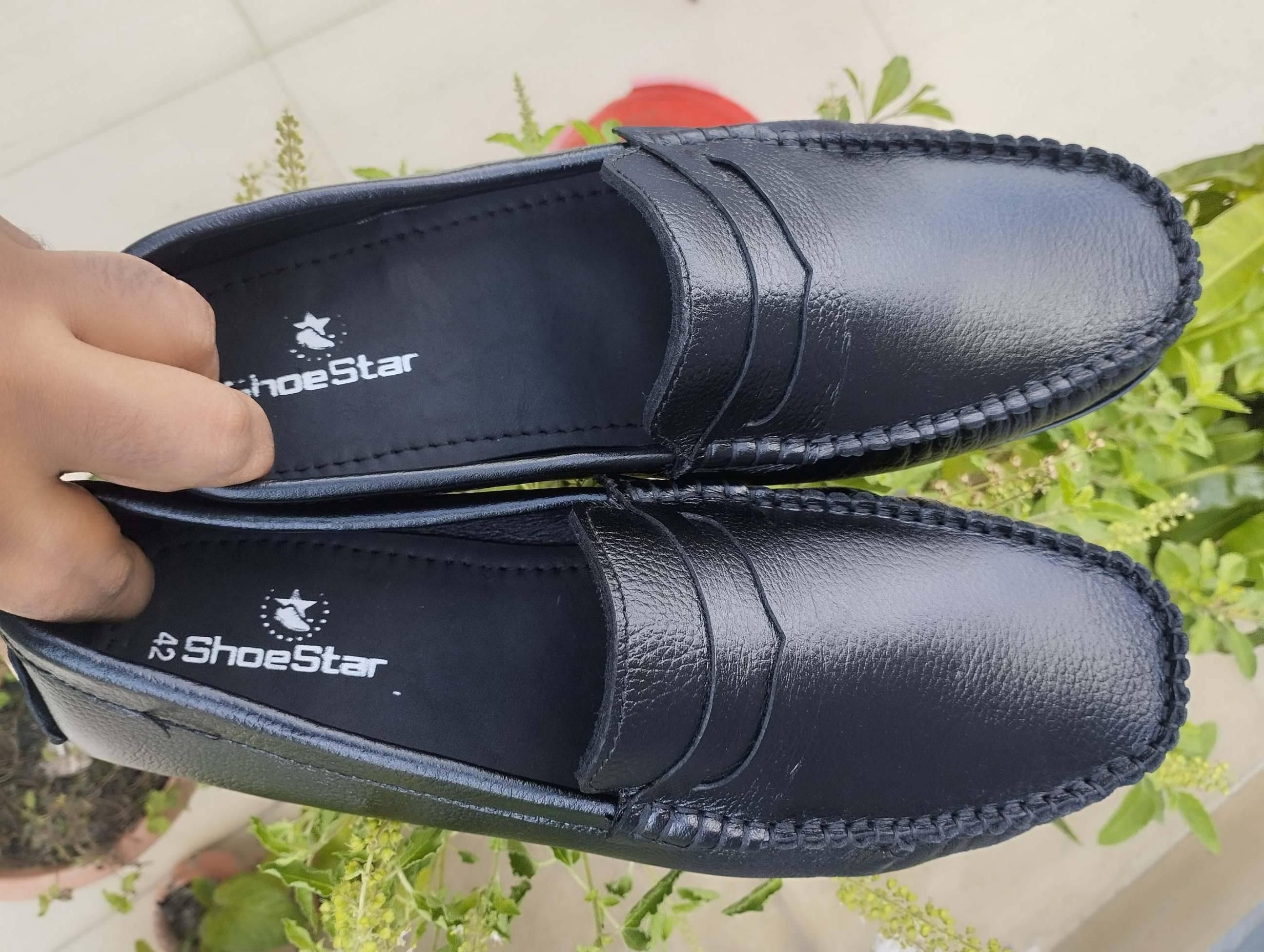 01- black colour Loafer