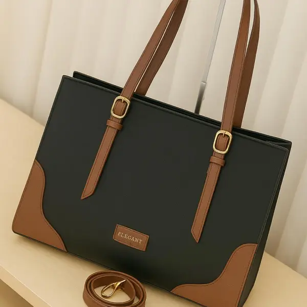 Classic Ebony china pu tote Bag